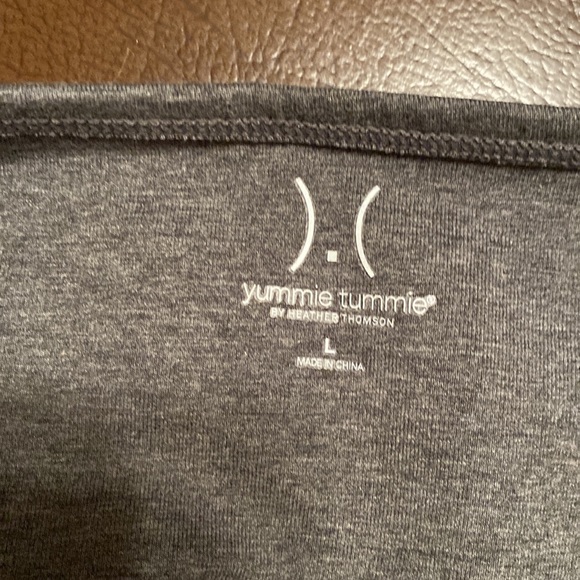 Yummie Tummie gray full length womens leggings size large - Picture 3 of 6